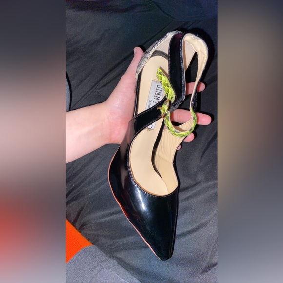 jimmy choo snakeskin heels side 39/8 women’s available for negotiations!